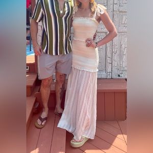 Flying tomato white bridal party dress